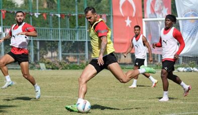 Hatayspor pas, top kapma ve dar alan çalışması yaptı